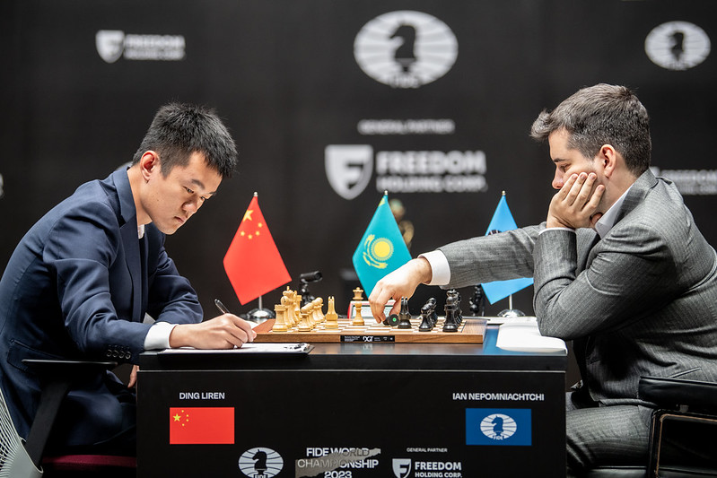 Ding Liren vs Ian Nepomniachtchi, GAME 6