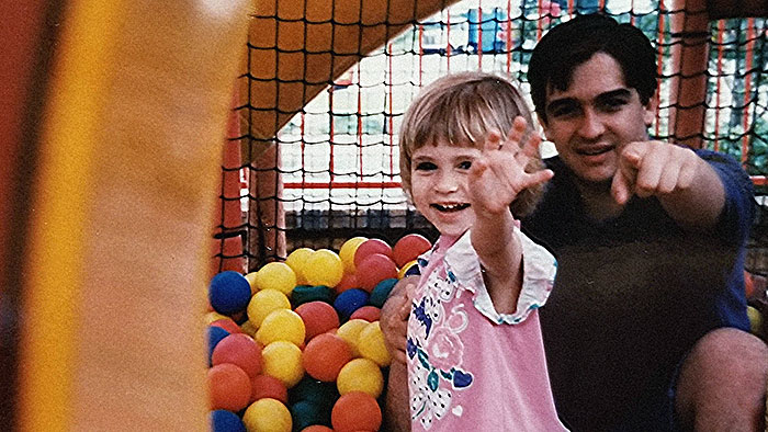 Clarissa Root (age 2) and John Hendrick (age 15) July 30, 1995