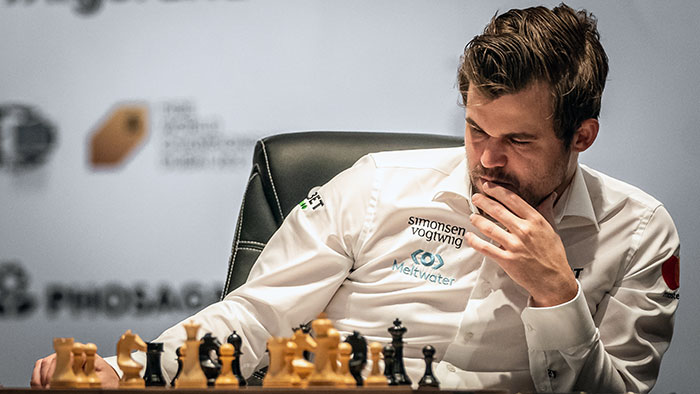 Magnus Carlsen, FIDE World Chess Championship, Dubai, 2021
Photo: FIDE / Eric Rosen