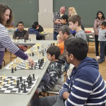 Simultaneous Chess Exhibition