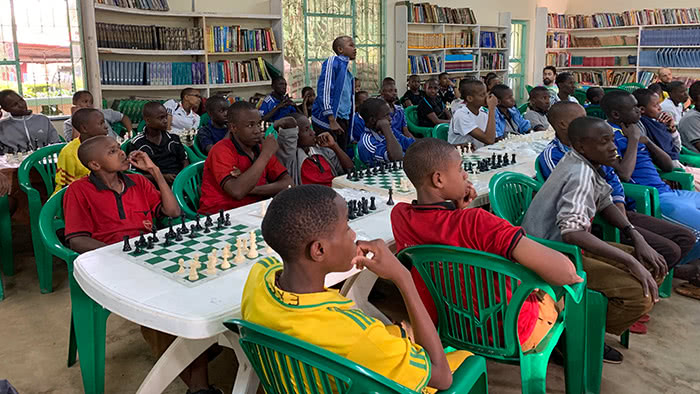 Teaching Chess in Africa