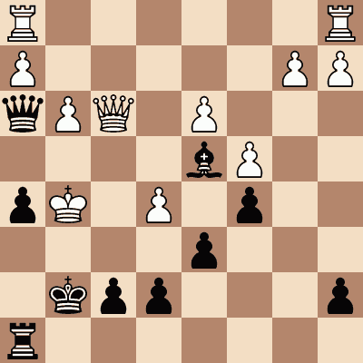 diagram of Monterinas vs. Max Euwe chess puzzle