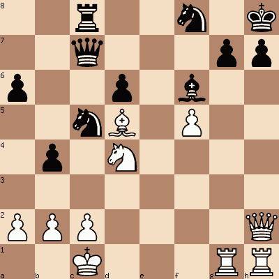 diagram of Nigel Short vs Andrew Muir chess puzzle