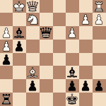 diagram of Giese vs. Alexander Alekhine chess puzzle