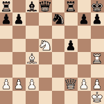 diagram of Siegbert Tarrasch vs Eckart chess puzzle