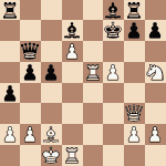 diagram of Wilhelm Steinitz vs. David Sands chess puzzle