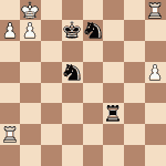 diagram of Viktor Korchnoi vs Anatoly Karpov chess puzzle