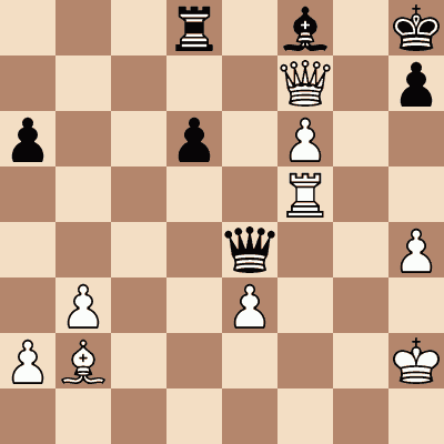 diagram of Laszlo Vadaz vs. Carsten Lingnau chess puzzle