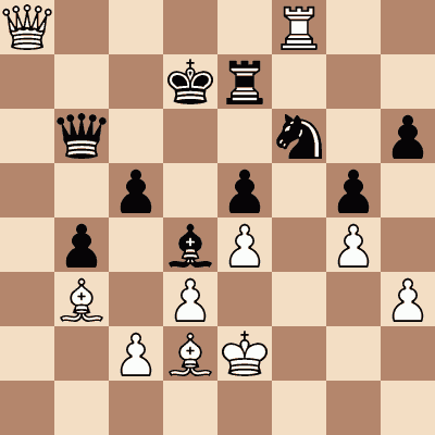 diagram of Joseph Blackburn vs. Adolf Anderssen chess puzzle