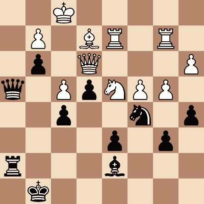 diagram of Paul Keres vs. Tigran Petrosian chess puzzle