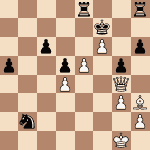 diagram of Tigran V Petrosian vs Rafael Kakiashvili chess puzzle