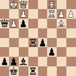 diagram of Paul Vaitonis vs. Reuben Fine chess puzzle