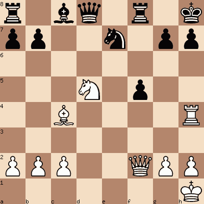 diagram of Siegbert Tarrasch vs Eckart chess puzzle