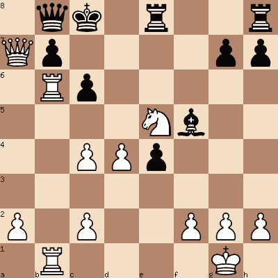 diagram of Georg Marco vs Herbert Trenchard chess puzzle