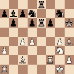 diagram of Alexander Alekhine vs. Fahardo chess puzzle