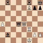 diagram of John Emms vs. Albert Blees chess puzzle