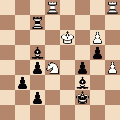 diagram of Enrico Paoli vs. Jan Foltys chess puzzle
