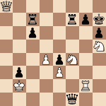 diagram of Tigran Petrosian vs Dragoslav Tomic chess puzzle