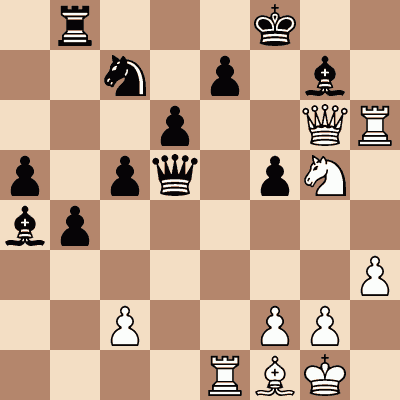 diagram of Mikhail Tal vs. Pal Benko chess puzzle