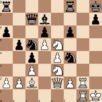 diagram of Arthur Bisguier vs J. Penrose chess puzzle