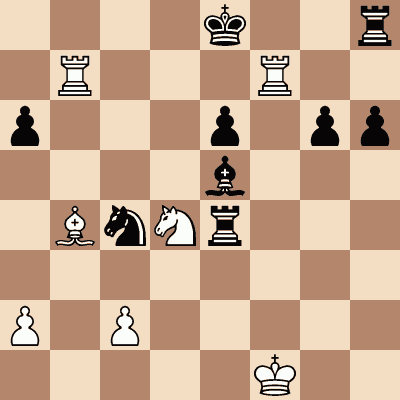 diagram of Veselin Topalov vs. Garry Kasparov chess puzzle