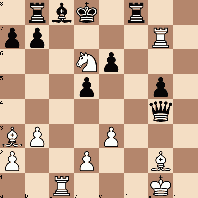 diagram of Max Euwe vs Lohr chess puzzle