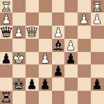 diagram of Monterinas vs. Max Euwe chess puzzle