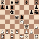 diagram of Napoleon Bonaparte vs. Madame de Remusat chess puzzle