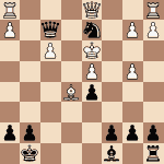 diagram of Alexander Flamberg vs. Oldrich Duras chess puzzle