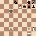 diagram of Promote to Knight chess puzzle