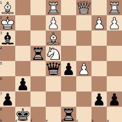 diagram of Milorad Kapelan vs James Tarjan chess puzzle
