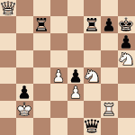 diagram of Tigran Petrosian vs. Tomic chess puzzle