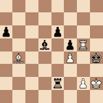 diagram of Wlodzimierz Schmidt vs Heinz Liebert chess puzzle