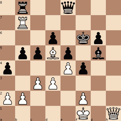 diagram of Pal Benko vs Erno Gereben chess puzzle