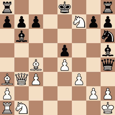 diagram of William Evans vs. Alexander MacDonnell chess puzzle