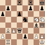 diagram of Kasparov Mates in 3 chess puzzle