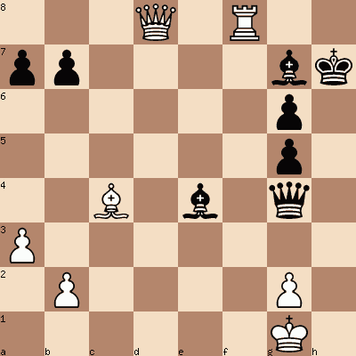 diagram of Bogdan Lalic vs A Summerscale chess puzzle