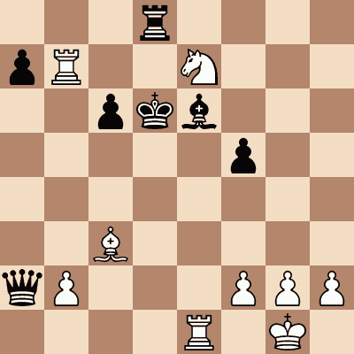 diagram of Johannes Zukertort vs. William Norwood Potter chess puzzle