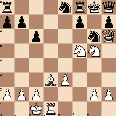 diagram of Rudolf Spielmann vs Saviely Tartakower chess puzzle