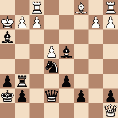 diagram of Alexander Meek vs. Paul Morphy chess puzzle