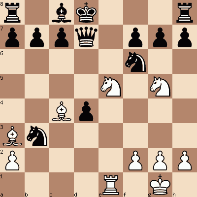 diagram of Paul Journoud vs. Jules Arnous de Rivière chess puzzle