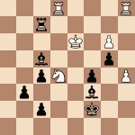 diagram of Enrico Paoli vs. Jan Foltys chess puzzle