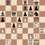 diagram of Janos Balogh vs Geza Maroczy chess puzzle