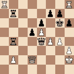 diagram of Ossip Bernstein vs. Alexander Kotov chess puzzle