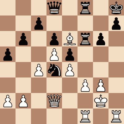 diagram of Daniel Harrwitz vs. Bernhard Horwitz chess puzzle