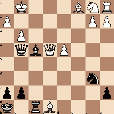 diagram of Nickolai Peregudov vs Vladimir Savon chess puzzle