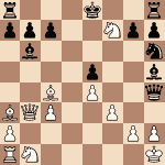 diagram of William Evans vs. Alexander MacDonnell chess puzzle