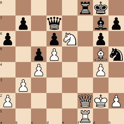 diagram of Wilfried Paulsen vs Adolf Anderssen chess puzzle