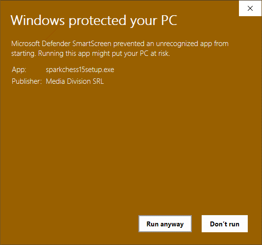 How to Whitelist SparkChess in Microsoft Defender Smartscreen