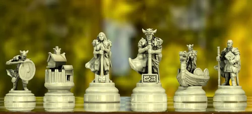 Viking chess set
